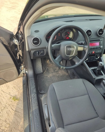 Audi A3 cena 15900 przebieg: 189230, rok produkcji 2007 z Rakoniewice małe 46